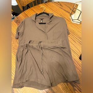 Skims pajama set two piece set